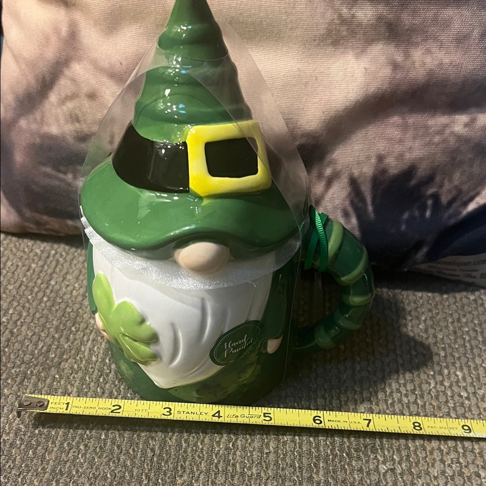 #1331+ Festive Gnome Mug with Shamrock Accents - Picture 7 of 13